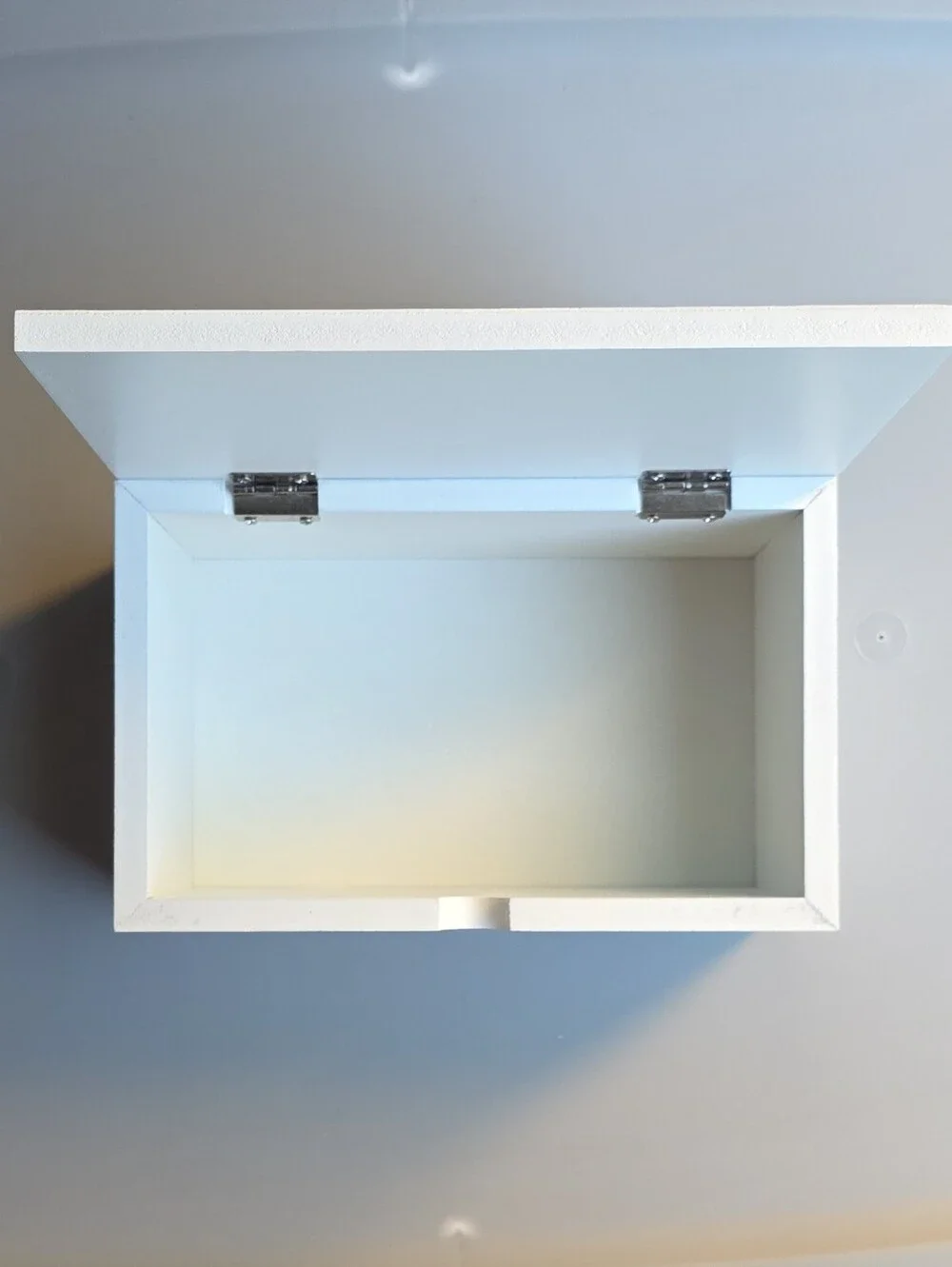 White Dryer Sheets Storage Box - Laundry Room Organizer